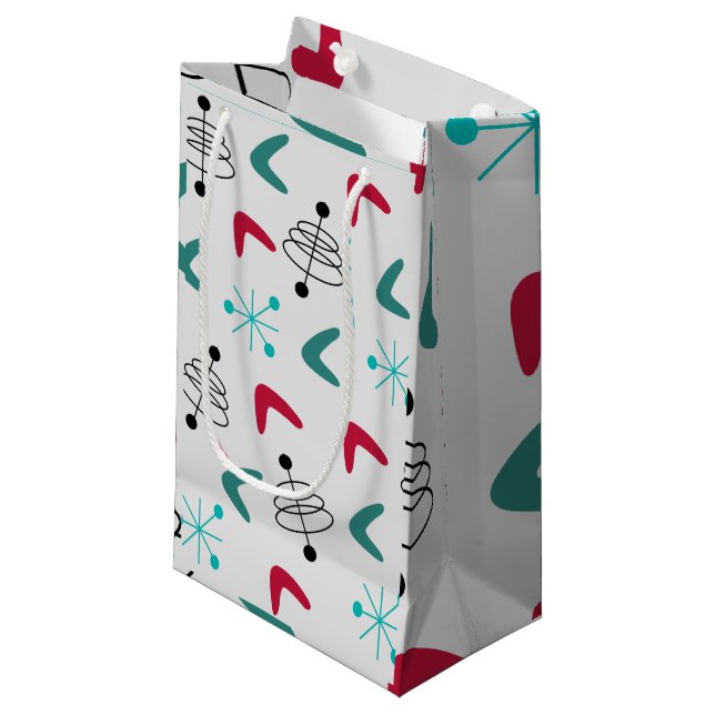 Moderne Atombombe des Mittelalters Kleine Geschenktüte (Vorderseite Schrägansicht)