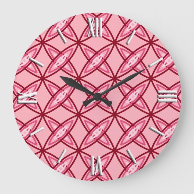 Moderne Atomdrucke Mitte des Jahrhunderts - Ballet Große Wanduhr (Vorderseite)