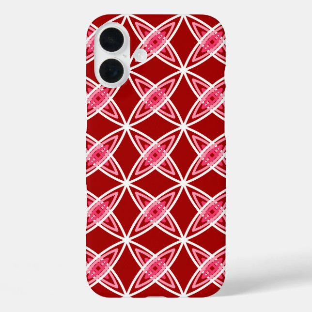 Moderne Atomdrucke Mitte des Jahrhunderts - Dunkel Case-Mate iPhone Hülle (Rückseite)