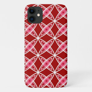 Moderne Atomdrucke Mitte des Jahrhunderts - Dunkel iPhone 11 Hülle