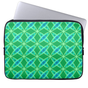 Moderne Atomdrucke Mitte des Jahrhunderts - Jade G Laptopschutzhülle