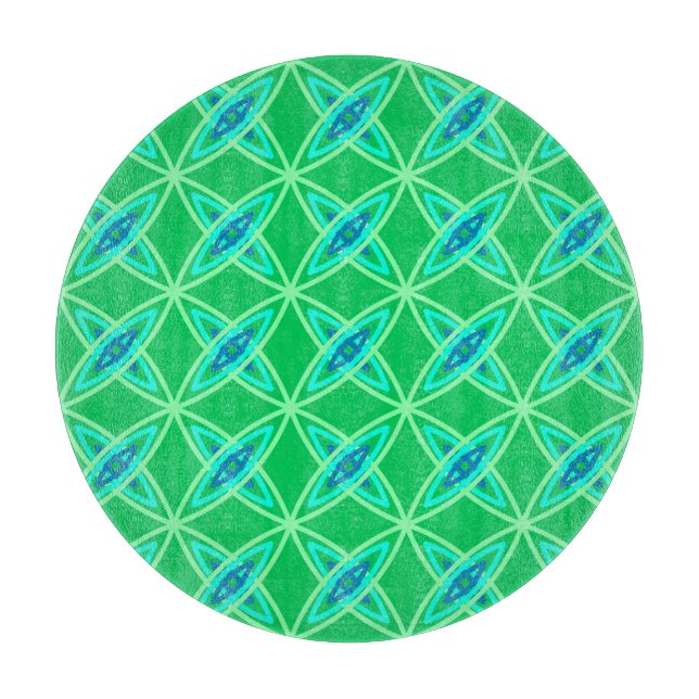 Moderne Atomdrucke Mitte des Jahrhunderts - Jade G Schneidebrett (Vorderseite)
