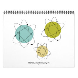 Moderne Atomkunst des Mittelalters Kalender