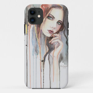 Moderne Attitude-Kunst Portrait einer Frau Case-Mate iPhone Hülle