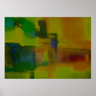 Moderne attraktive Abstrakte Kunstdruckerei Poster