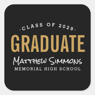 Moderne Aufkleber für Personalisierte Abschluss