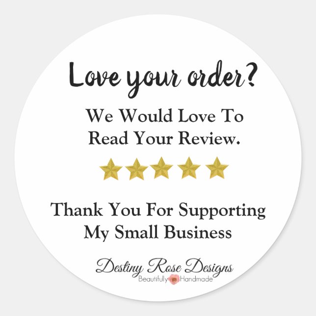 Moderne Aufkleber für Revisionspakete Verlassen (Vorderseite)