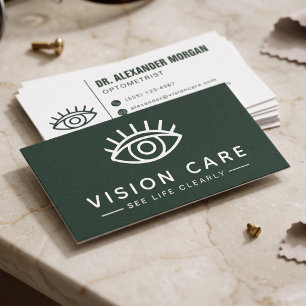 Moderne Augenarzt-Praxis für Optometristen und Aug Visitenkarte