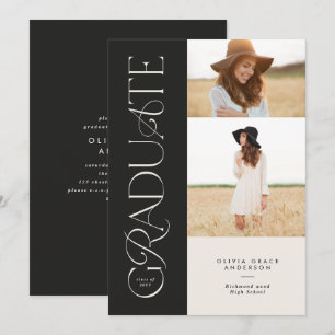 Moderne Aura pink farbige Typografie Multi-Foto