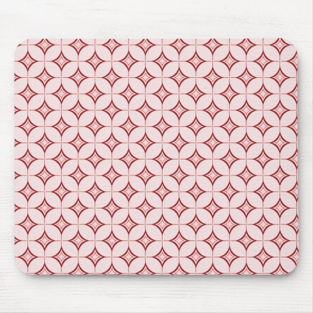 Moderne Ausgereiftheit Mousepad, rot Mousepad (Vorne)