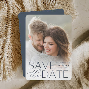 Moderne Aussage   Vertikales Foto Save The Date