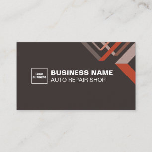 Moderne Auto Mechanik Auto Service BS Card Visitenkarte