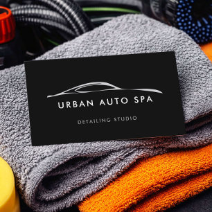 Moderne Auto-Spa-Aufbereitung Visitenkarte