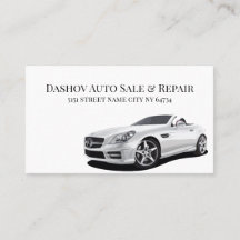 Moderne Autohandelsvertretung Auto Verkauf Reparat
