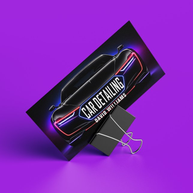 Moderne Autowasch & Auto im Detail Visitenkarte (Von Creator hochgeladen)