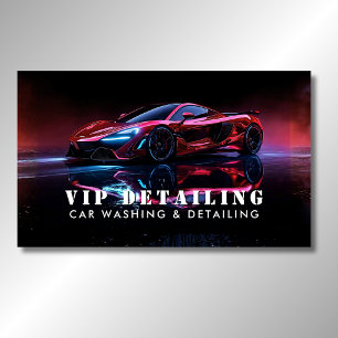 Moderne Autowaschanlage- und Auto-Detailing-Geschä Visitenkarte