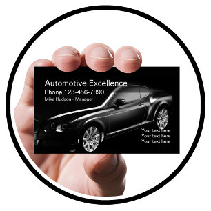 Moderne Autowerbedesign Visitenkarte