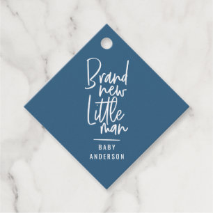 Moderne Baby-Babyparty danken Ihnen Geschenkanhänger