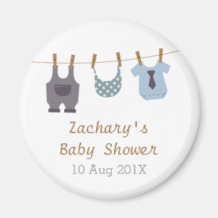 Moderne Baby Clothes Baby Boy Dusche Gastgeschenke Magnet