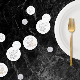 Moderne Baby Elephant Unisex Baby Dusche Konfetti