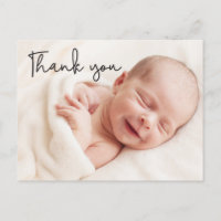 Moderne Baby-Fotos danken Ihnen für die Geburtserk