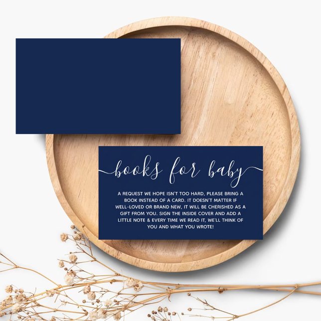 Moderne Babydusche buchen Begleitkarte (Von Creator hochgeladen)