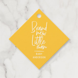 Moderne Babydusche Danke Geschenkanhänger