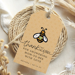Moderne Babydusche Mama-Biene Geschenkanhänger