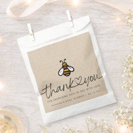 Moderne Babydusche Mama-Biene Geschenktütchen