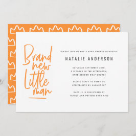 Moderne Babydusche Party Einladung