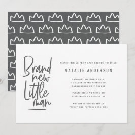 Moderne Babydusche Party Einladung