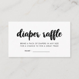 Moderne Babydusche-Windel-Anlage Begleitkarte