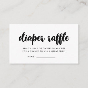 Moderne Babydusche-Windel-Anlage Begleitkarte