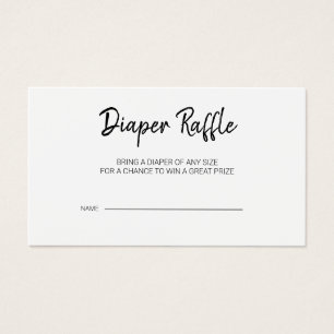 Moderne Babydusche-Windelwaschkarte