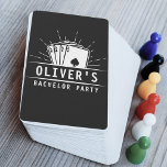 Moderne Bachelor Party Grooms Name Casino | Schwar Spielkarten<br><div class="desc">Moderne Bachelor Party Grooms Name Casino | Schwarze Spielkarten</div>