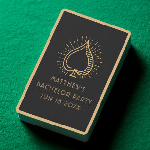 Moderne Bachelor Party Trauzeugen Hochzeitsfeier G Spielkarten