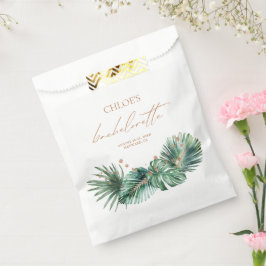 Moderne Bachelorette Tropical & Diamond Geschenktütchen