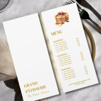 Moderne Bäckerei Café Menü & Preisliste Karte