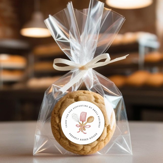 Moderne Bäckerei Danke Sticker (Von Creator hochgeladen)