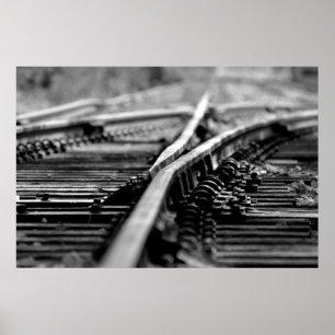 Moderne Bahntrassen Poster