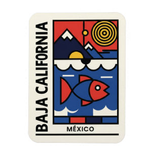 Moderne Baja California Magnet