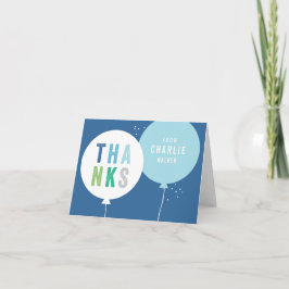 Moderne Balloons Kinder Dankeskarte