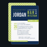 MODERNE BAR MITZVAH coole, fette Blockmarineblau g Einladung<br><div class="desc">durch kat massard > WWW.SIMPLYSWEETPAPERIE.com Liebe des Designs, aber möchte einige Änderungen sehen - ein anderes Farbschema, Produkt, ein Foto hinzufügen oder angepasst für einen anderen Anlass - keine Sorge einfach kontaktieren Sie mich - ich bin gerne zu helfen! - - - - - - - - - - -...</div>