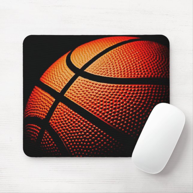Moderne Basketball Sport Ball Skin Textur Muster Mousepad (Mit Mouse)