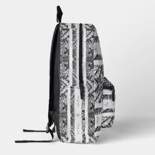 Moderne BATIK-Muster Bedruckter Rucksack