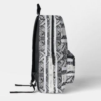 Moderne BATIK-Muster Bedruckter Rucksack