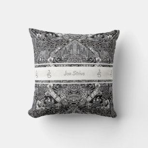 Moderne BATIK-Muster Kissen
