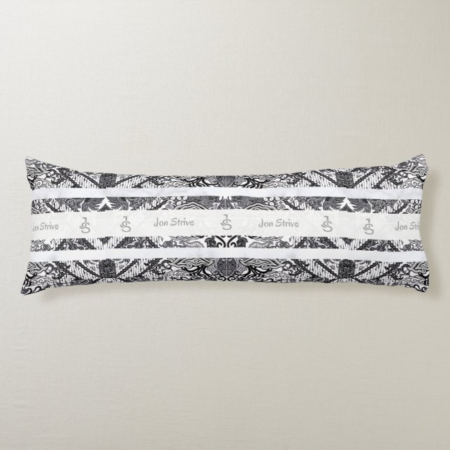 Moderne BATIK-Muster Seitenschläferkissen (Vorderseite)