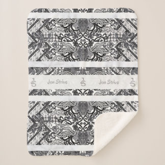 Moderne BATIK-Muster Sherpadecke