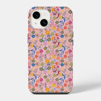 Moderne Batik-Rosen-Schatten iPhone 14 Hülle